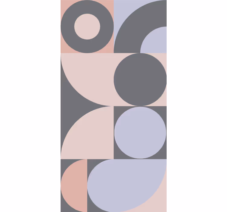 Geometric wallpaper with modern subtle pattern - TenStickers