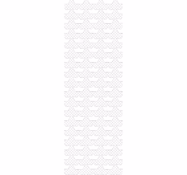 Paper boats pattern children's wallpaper - TenStickers