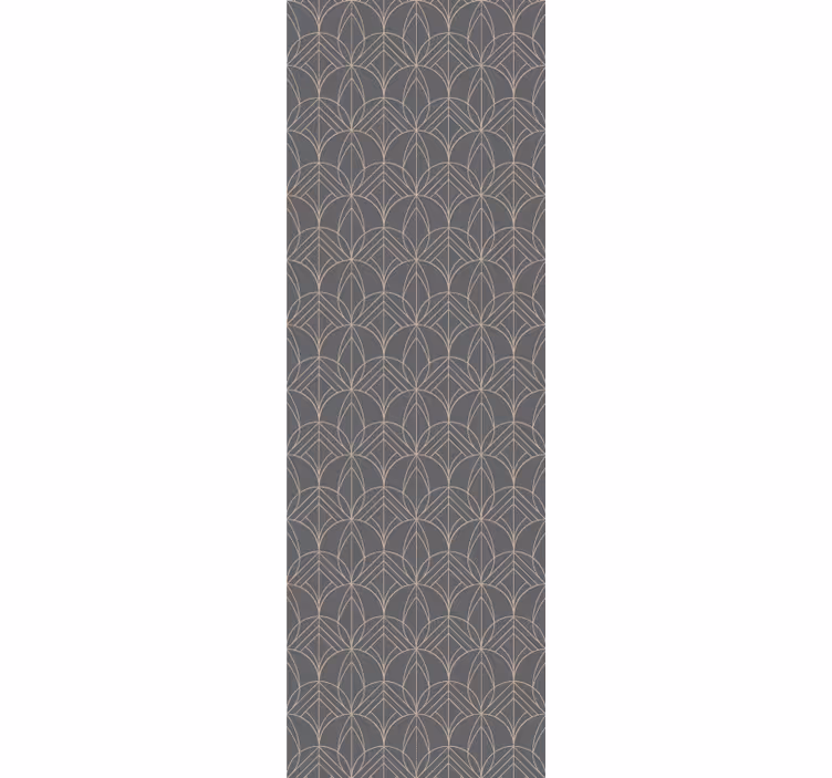 Gray elegant pattern design living area wallpaper - TenStickers