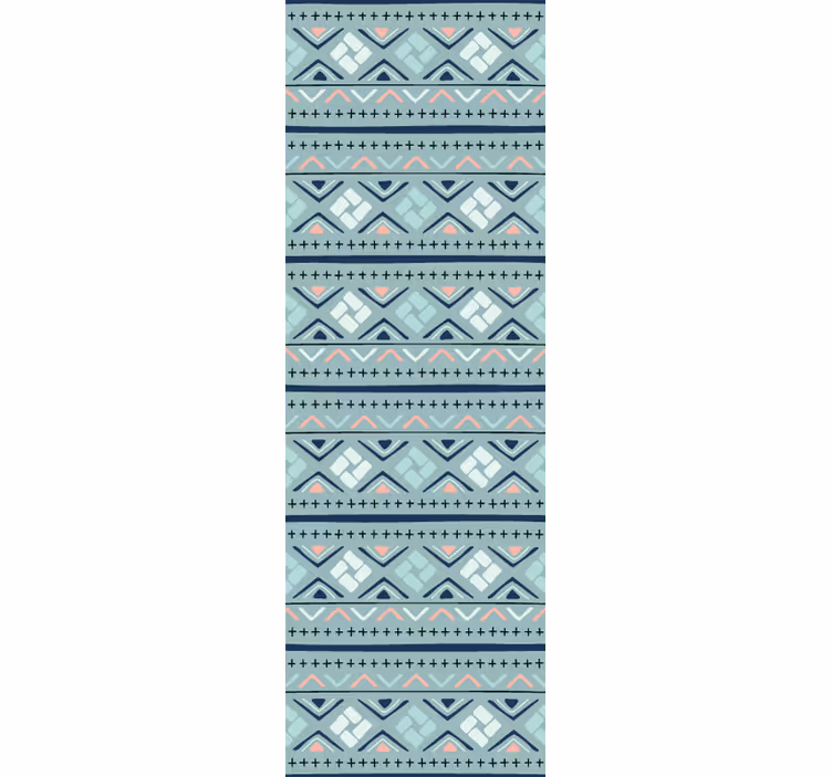 Ethnicity in soft tones geometric wallpaper - TenStickers