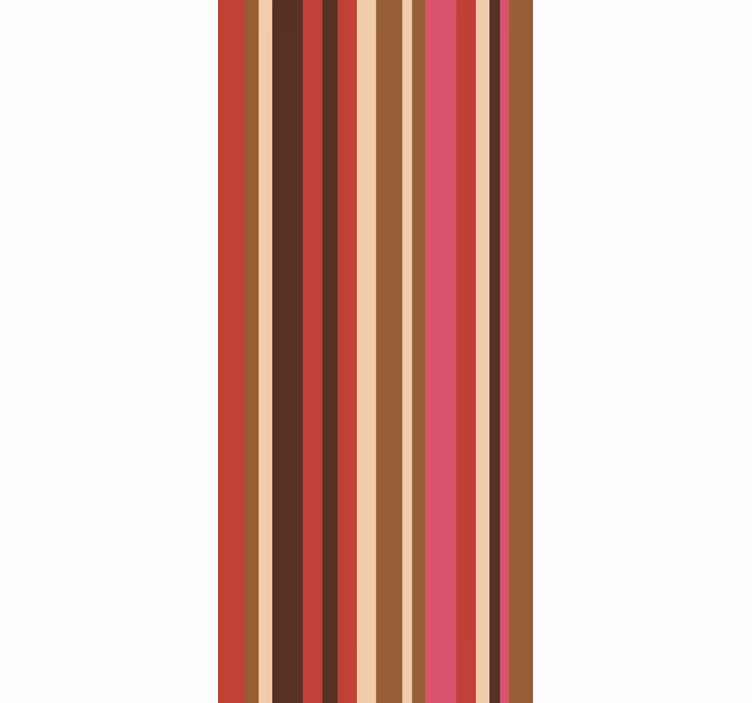 Bohemian pattern Stripe Wallpaper - TenStickers