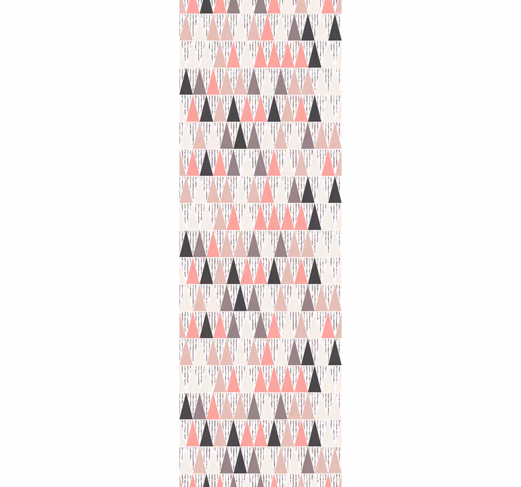 Nordic coloured Triangle Wallpaper - TenStickers