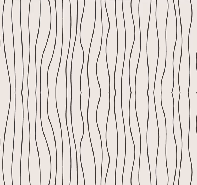 Stripe living room wallpaper Nordic With Lines - TenStickers