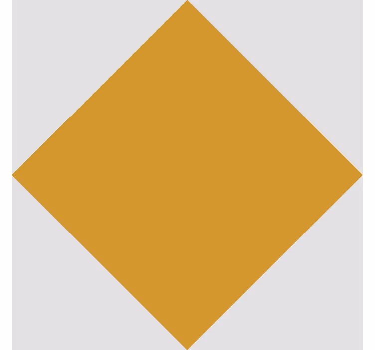 Mustard rhombus XXL Yellow Wallpaper - TenStickers