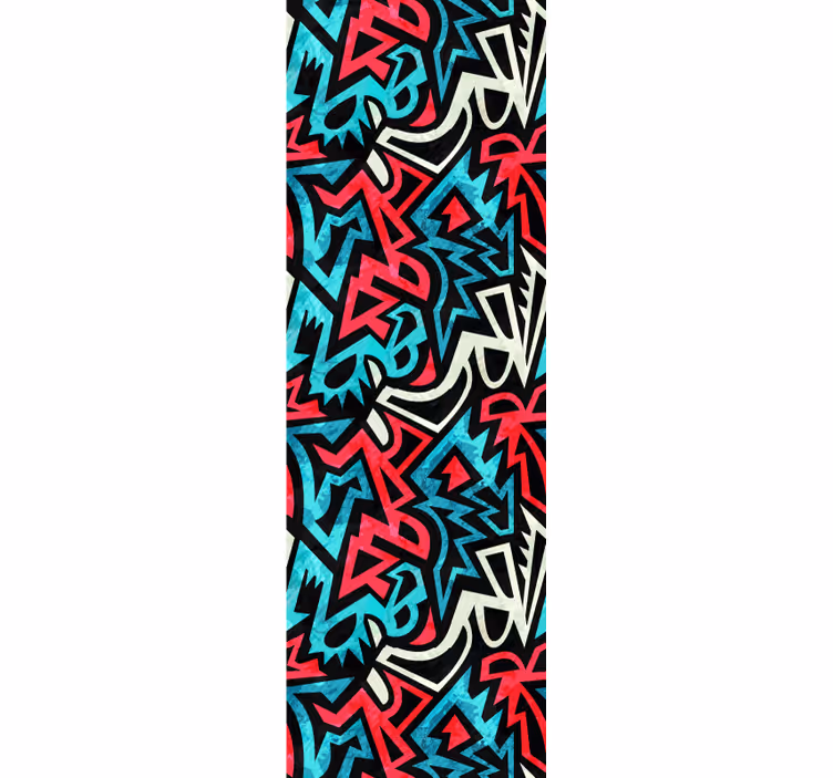 Urban painted pattern teenage wallpaper for bedroom - TenStickers