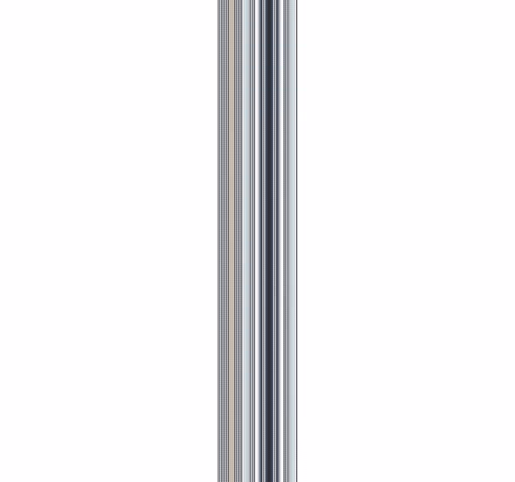 Classic fabric vertical stripe wallpaper - TenStickers