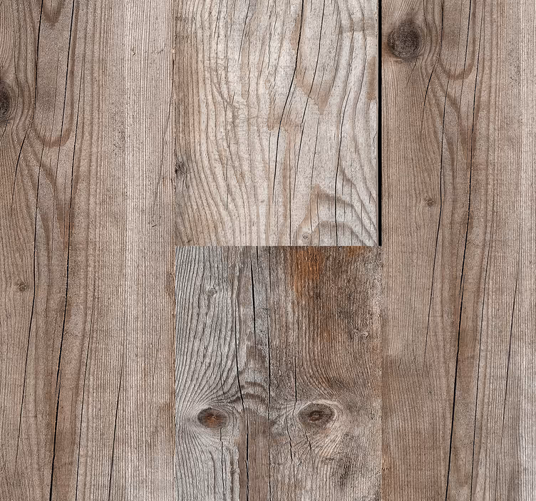 Rustic Timber Textures Wood Effect Wallpaper - TenStickers