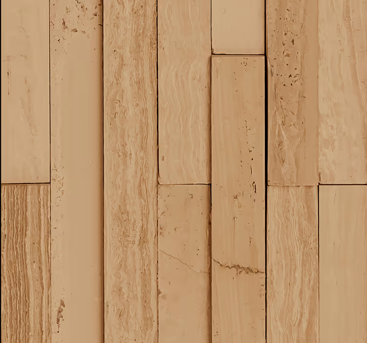 Light oak wood design wallpaper - TenStickers