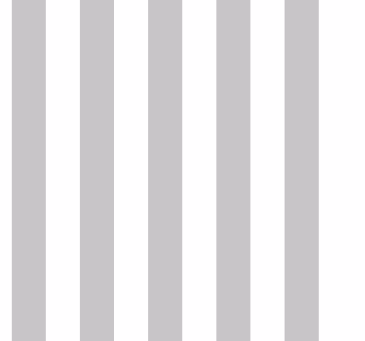 Light grey stripes Living room Wall Mural - TenStickers