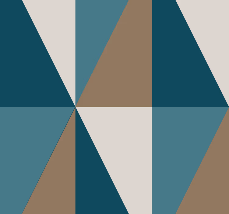 Grey and blue abstract design Wallpaper - TenStickers
