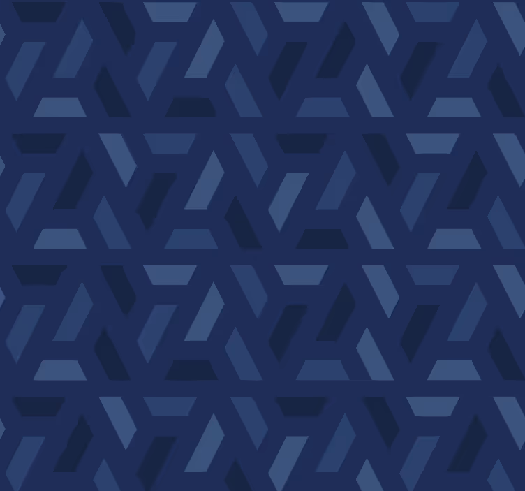 Triangular abstract art pattern Navy wallpaper - TenStickers