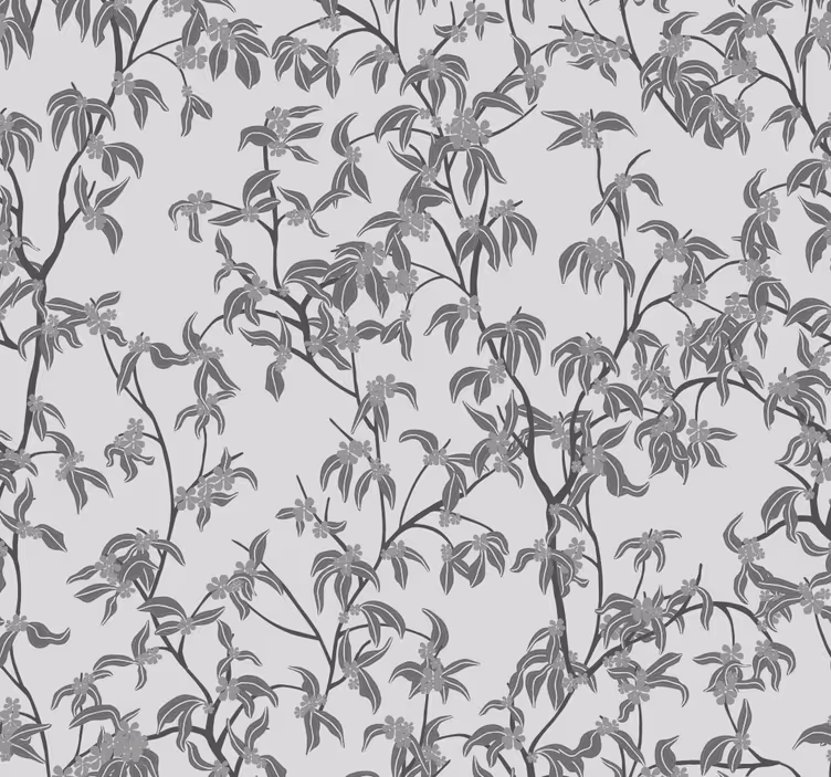 Minimalistic trees bedroom wallpaper - TenStickers