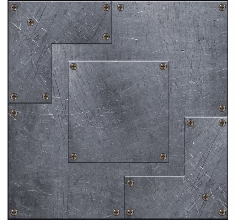 Steel plates Teenage bedroom wallpaper - TenStickers