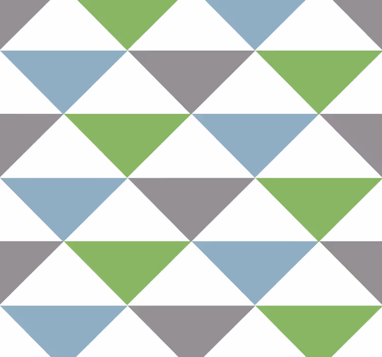 Colorful pastel triangles wallpaper office - TenStickers