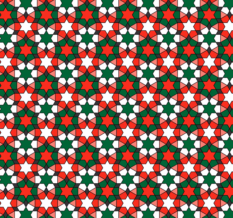 Colorful geometric design patterns wallpaper  - TenStickers