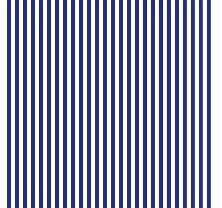 Stripe wallpaper Navy blue colour vertically striped - TenStickers