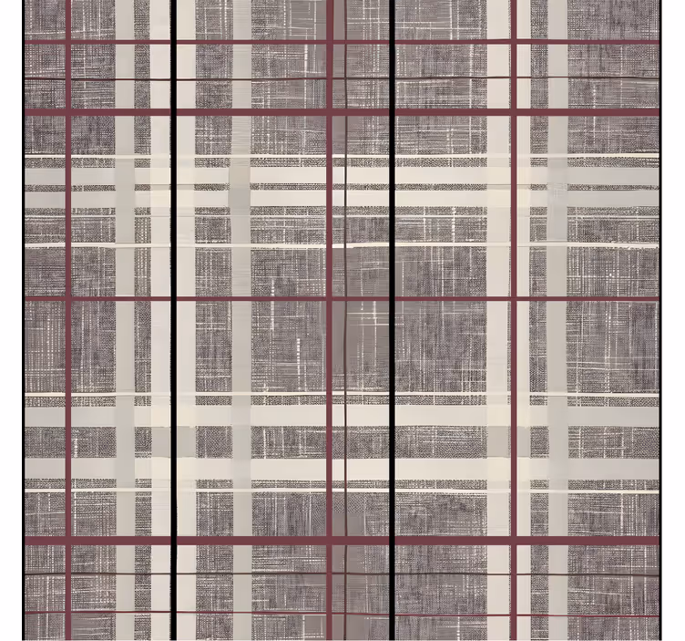 Stone effect Scotthish pattern wallpaper squares - TenStickers