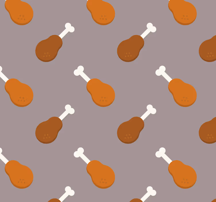 Meat Cut Motif animals wallpaper - TenStickers