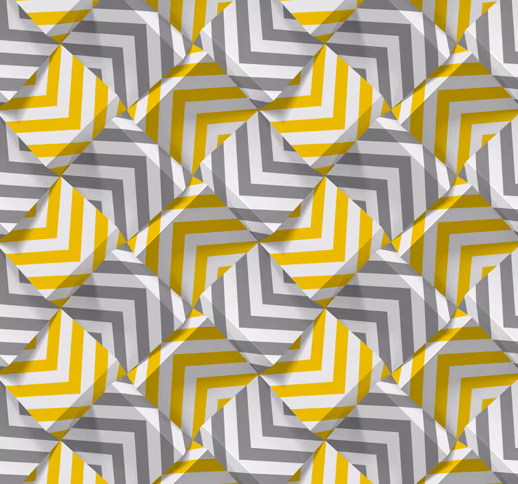 Pantone forms living room 3D wallpaper - TenStickers