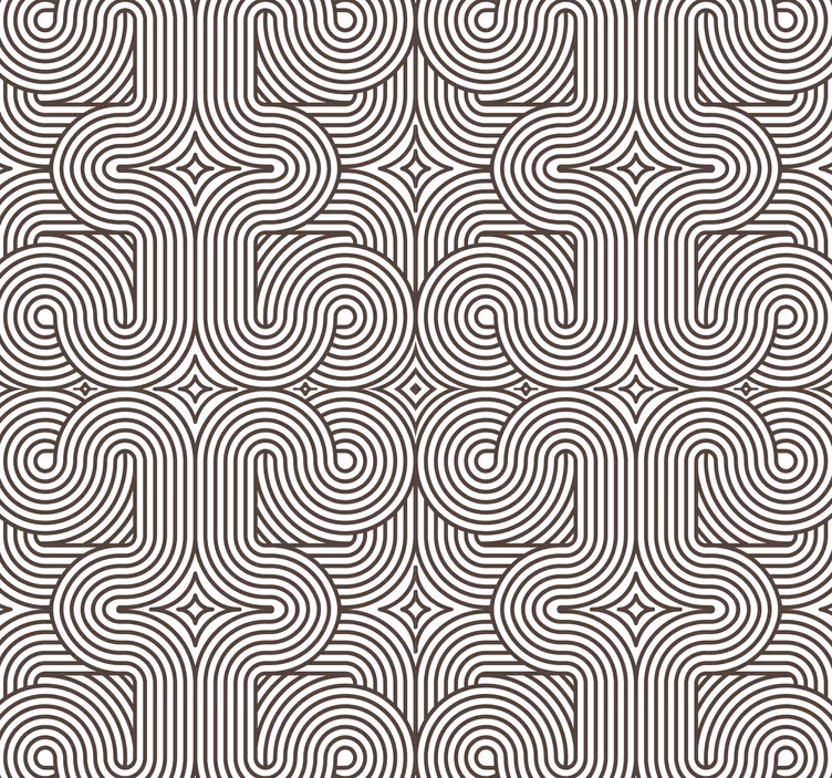 curved line pattern Office Wallpaper - TenStickers