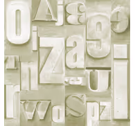 3D industrial style lettering wallpaper