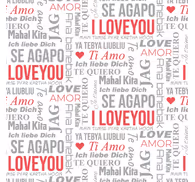 "I love you" different languaes lettering wallpaper