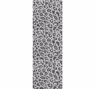Leopard print wallpaper in grey print style