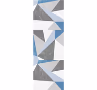 Modern grey and blue pattern triangles wallpaper