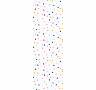 Colorful minimalistic white design triangles wallpaper