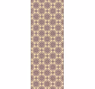 Ornate beige pattern floral wallpaper