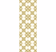 Light mustard yellow tile effect wallpaper