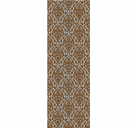 Mint brown Damask retro wallpaper
