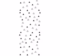 Scandinavian black and white pattern triangles wallpaper