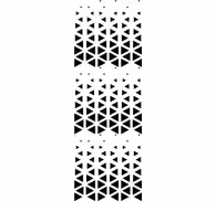 Black Triangle Arrangement geometric wallpaper