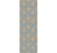 Ornate floral Damask retro wallpaper