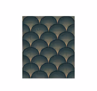 1920's Art Déco green fans retro wallpaper