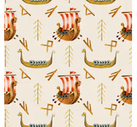 Nature wallpaper viking ship design