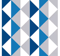 Triangles wallpaper classic blue design