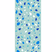 Textured wallpaper in blue tones terrazzo