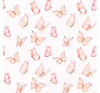 Butterflies wallpaper in a pink pattern
