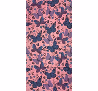 Butterflies wallpaper in purple tones with quotes