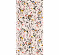 Classic wallpaper with naturalistic floral design