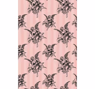 Classic wallpaper toile de jouy pattern design
