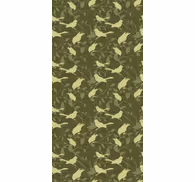 Classic wallpaper green birds victorian pattern