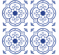 Classic tile tile effect wallpaper