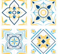Tile effect wallpaper geometric tile designs