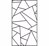 Contemporary wallpaper with minimalist black geometric lines