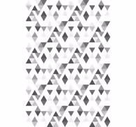Contemporary wallpaper in grey triangle pattern