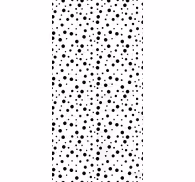 Contemporary wallpaper black dots on white