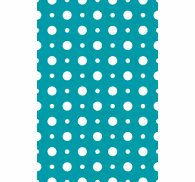 Contemporary wallpaper in blue polka dot motif